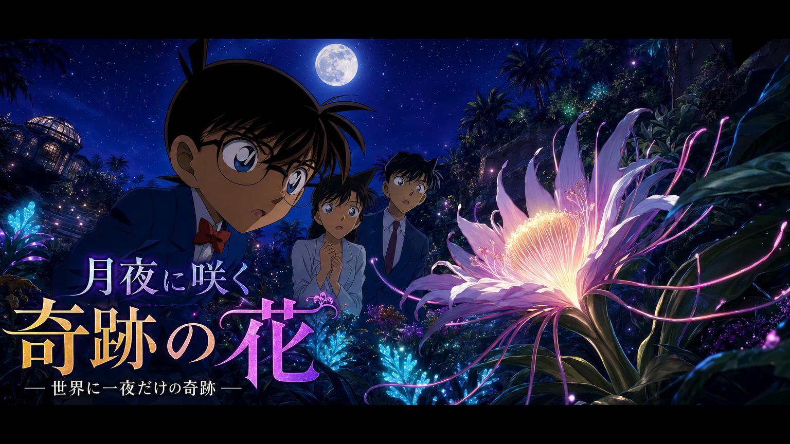 黄色仓库植物视频-珍稀兰花夜间绽放